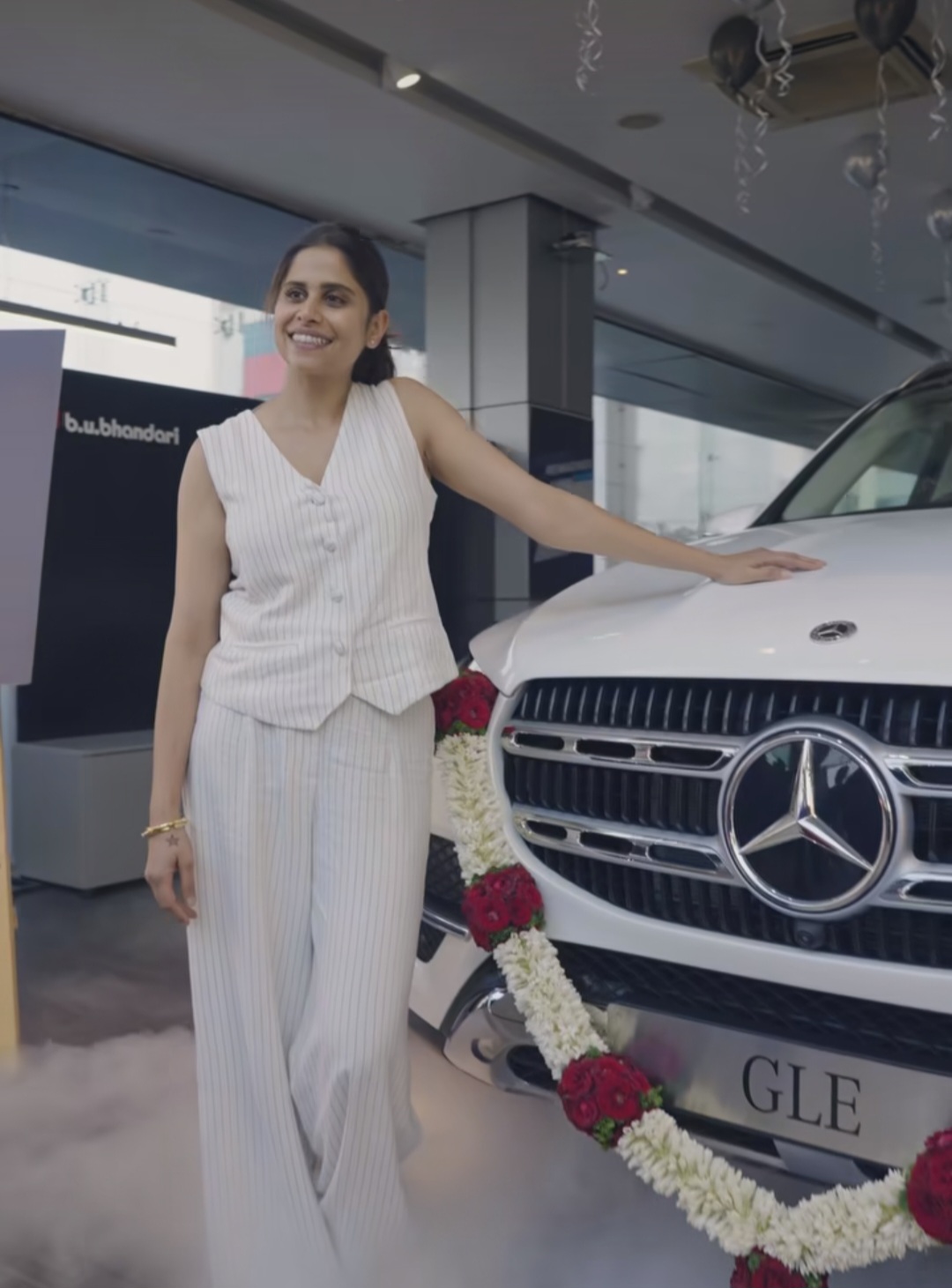 Sai Tamhankar gifted herself a brand new Mercedes Benz GLE